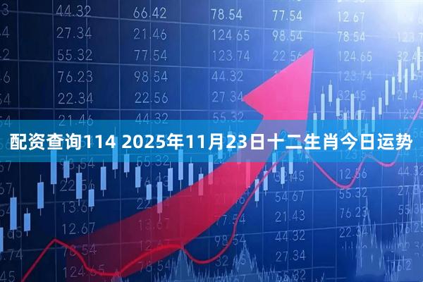 配资查询114 2025年11月23日十二生肖今日运势